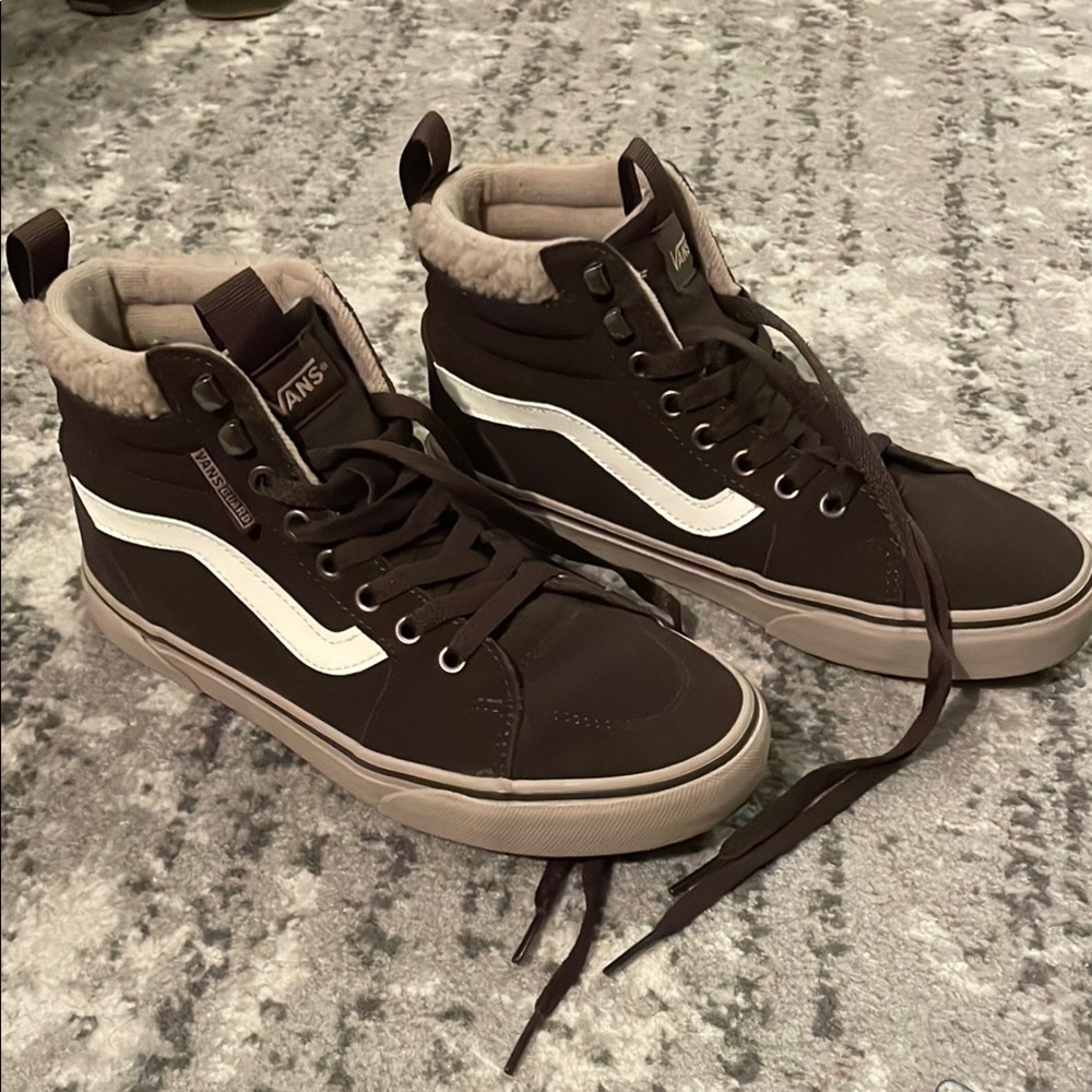 Vans Women’s 7.5 Brown High-Top Sneakers - Like New
